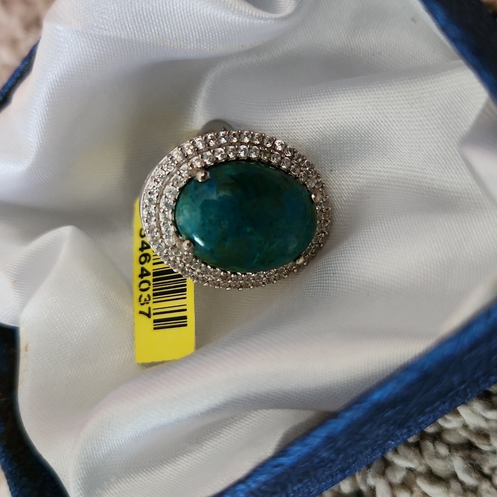 Chrysocolla ring - Picture 4 of 4